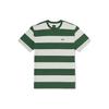 Logo Striped Crew Neck T-Shirt Unisex Tops Dark-Green VN000061CAW