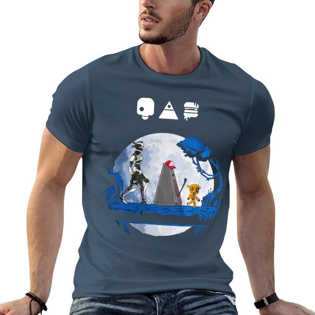 Love Death And Robots Three Robots Tshirt Black Cotton Tshirt Plain For Unisex Package Unisex T Shirt Heavy Cotton Tshirt