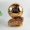 Ballon d'Or Trophy Ornament: Resin Football Craft, 2022 World Cup Souvenir, In Stock
