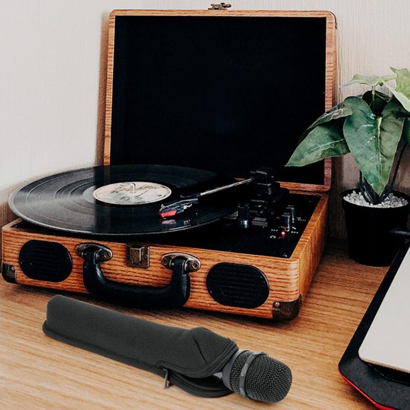 Чехол для микрофона Внутренний держатель Карман Устойчивый чехол для переноски с ручкой Надежно храните и транспортируйте свой микрофон