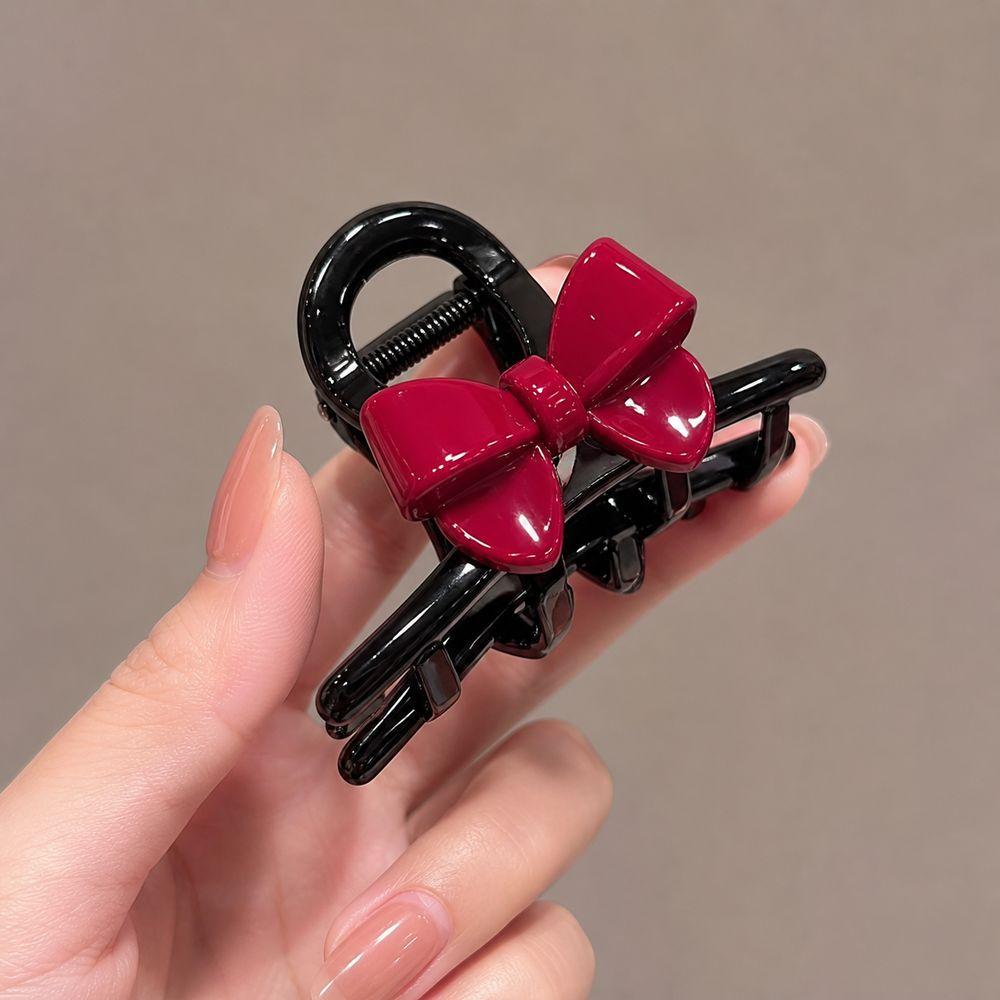 Strong Spring Hair Claw Clip Bowknot Headpiece Hair Clip Fashion Bow Hair Clip Daily Wear