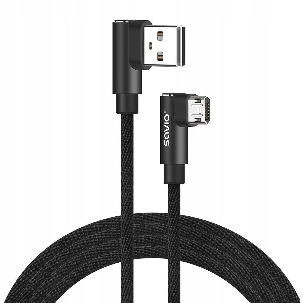 Savio Usb - Microusb Type B Cable 2 Black 1 Pc