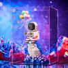 Строительные блоки серии Unicorn Astronaut — совместимы с Lego, с украшениями в виде воздушных шаров. Идеальный подарок на китайский День святого Валентина для мужчин и женщин.
