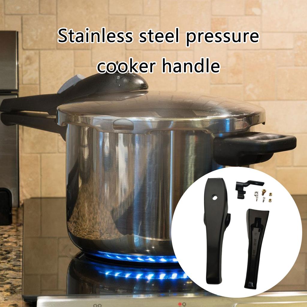 Ergonomic Pressure Cooker Handles Stainless Steel Easy Installation 24-26cm for Most Standard Cookware Accessories