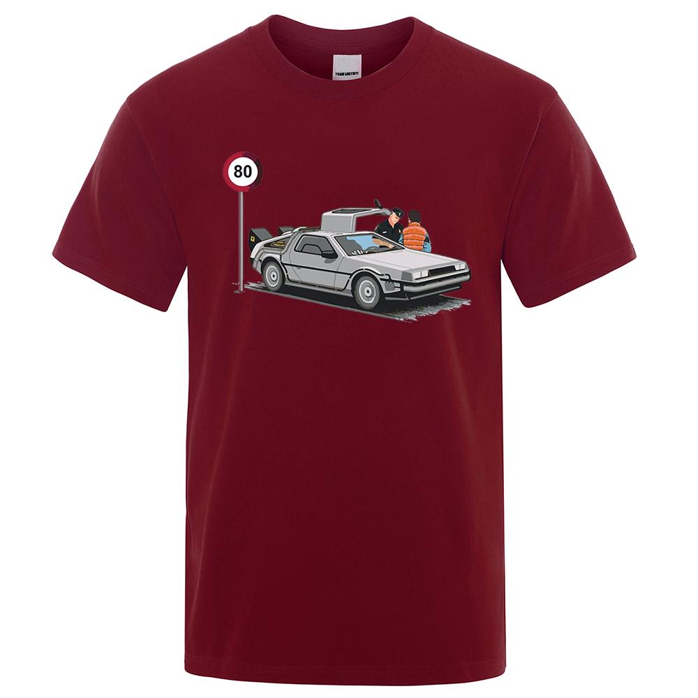 I Was Caught Speeding Tshirt Men Cotton Oversized T Shirt Summer Casual Clothes Breathable Sweat Tshirts Crewneck Oversized Tops