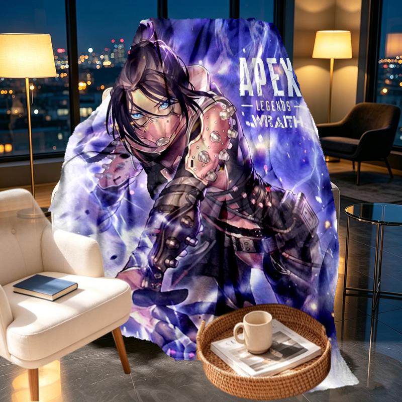 Apex Legends Print Blanket - Soft & Comfortable, for Bedroom, Travel, Sofa, Home Decoration - Birthday Christmas Gift for Friend