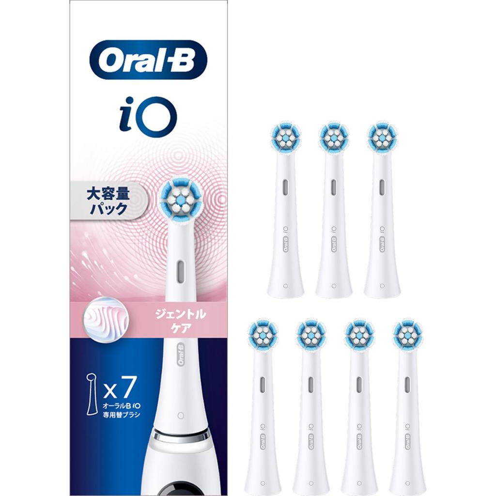 Brown Replacement Brush Oral B iO Genuine Gentle Care Years iO White 1.5 (7 Bottles) [For Series] iORBSW-7EL