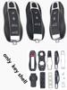 AABKT1 Smart Remote Key Shell Case For Porsche 718 911 Panamera Cayenne 2017 2018 2019 2020 Porsche 3 Button Fob Keyless Key Cover