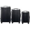 Set of 3 Wings Kestrel Dark Grey Suitcases
