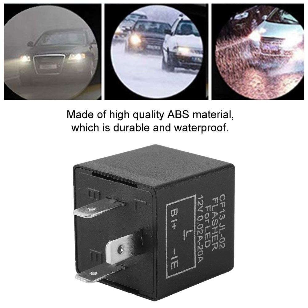 Электронное светодиодное регулируемое реле-мигалка для указателей поворота FLL002 CF13 JL 02