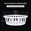 KEYSHEEL Round Plastic Hydroponic Plant Baskets