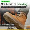 Men Waterproof Safety Boots High Top Steel Toe Anti-smash Stab-resistant Safety Shoes Design Suitable for Exploitation Site