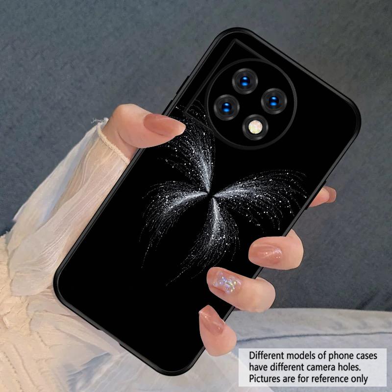 Белая бабочка Для Oneplus 8T 9 9R 10 Pro 11 12 13 13R 5G ACE 5 Nord2 4 CE 3 4 Lite N20 SE N200 силиконовый мягкий чехол для телефона