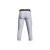 Under Armour HeatGear® Letter Logo Print, облегающие спортивные длинные брюки средней посадки, мужские низы, серые, белые 1361588-011