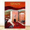 Canvas Painting Vintage Wall Kraft Posters Coated Stickers Home Decorative Pictures Gift Pop Art Travel to Spain Espagne