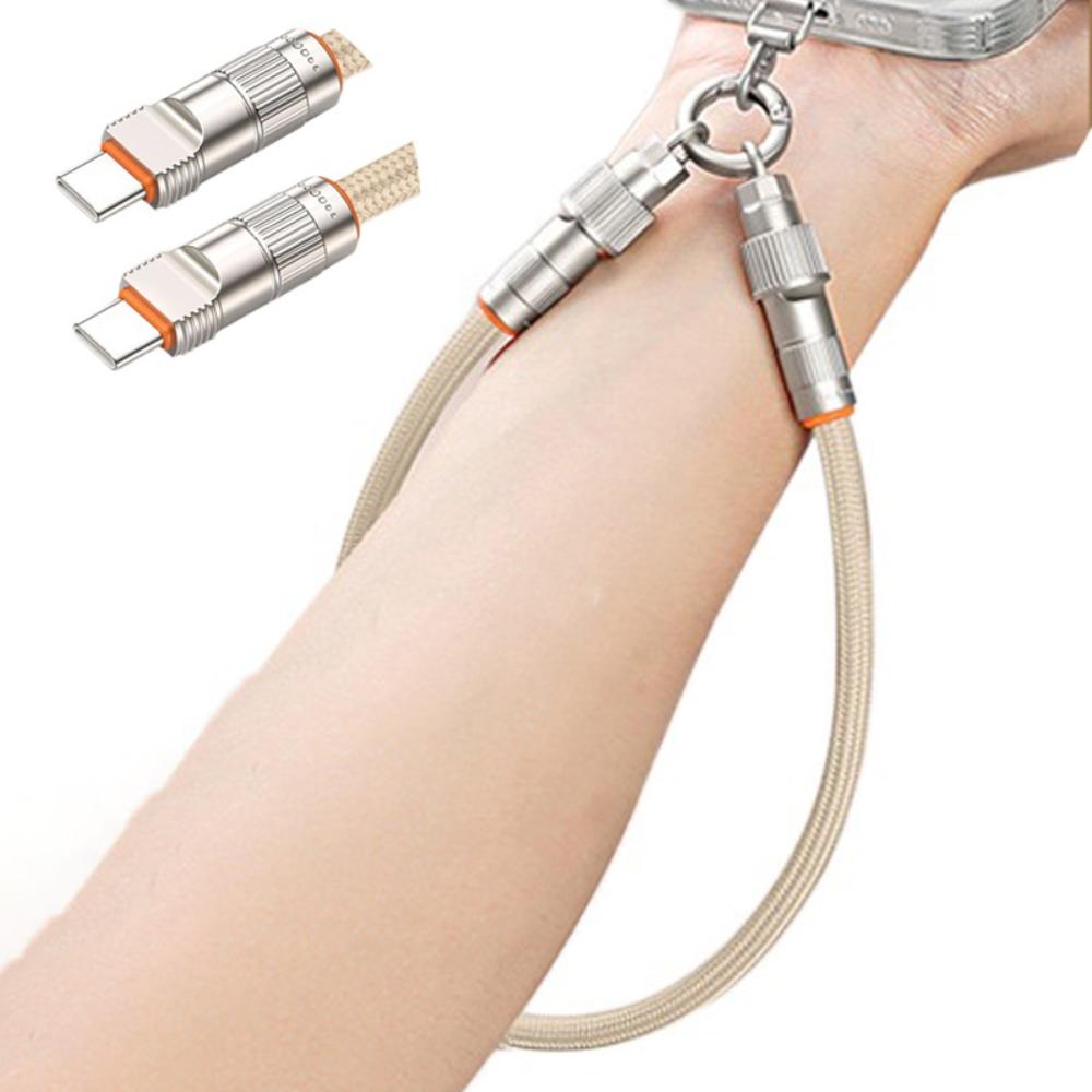 2 in 1 Mobile Phone Lanyard PD66W Phone Hanging Rope Fast Charging Phone Strap Phone Pendant