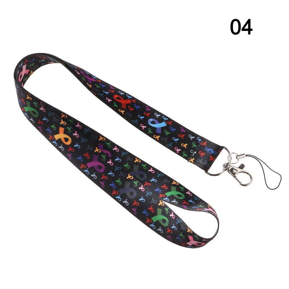 Heart Neck Strap ID Card Mobile Phone Strap Hang Rope Badge Holder Lanyard