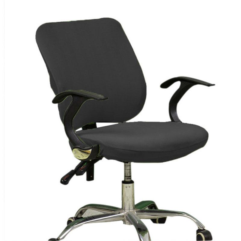 Elastic Universal Stretch Seat Slipcover Protector Removable Office Chair Cover Split