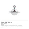 Vivienne Westwood SOLID ORB 925 Sterling Silver Rings Women's Silver 6404003701P019P019