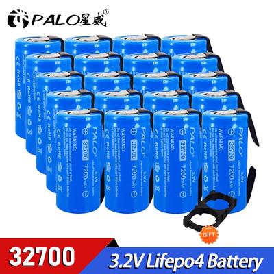 PALO 32700, 7200 мАч, аккумуляторная батарея 3,2 В lifepo4, железо-фосфатный аккумулятор, высокая мощность, максимальная непрерывная разрядка