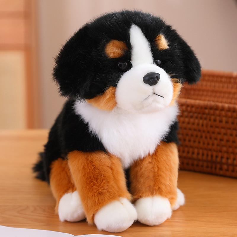 Animal Plushie Doberman Dog Soft Decor For Home And Office Use