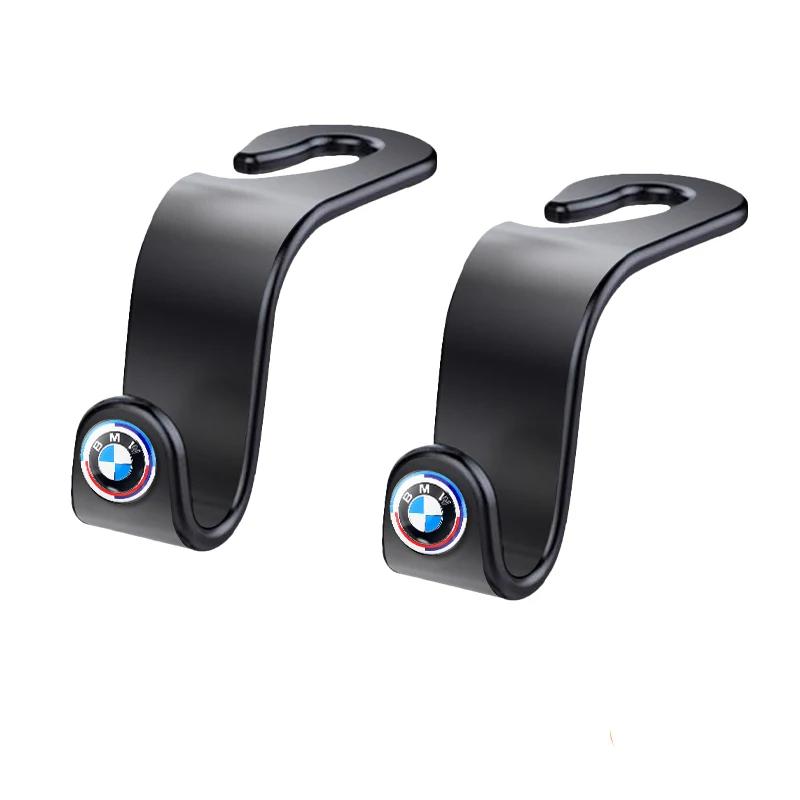 HVHG7 For BMW Hot Car Seat Headrest Hook Auto Back Seat Storage Organizer Hanger For BMW M 50th E46 E90 E49 F30 F80 E36 E46 E93 E92 F3