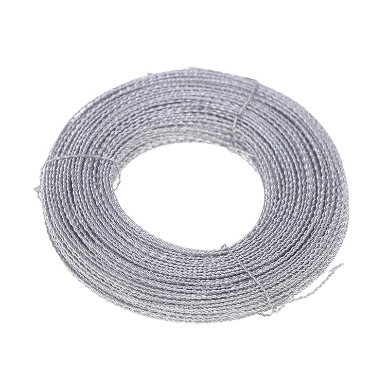 Комплект пломбировочных пряжек для электросчетчика Широко используется Железная нить Пломбировочный провод Двужильный 40 м/рулон