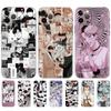 Black Tpu Case for Iphone 5 5s Se 6 6s 7 8 Plus X 10 XR XS 11 12 13 Mini Pro MAX Back Cover Fashion Yaoi BJ Manga Alex Luxury