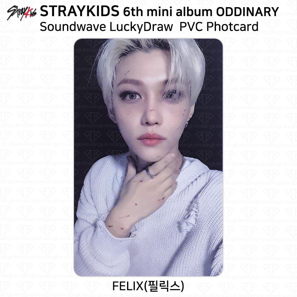 Stray Kids Шестой мини-альбом Oddinary SoundWave Lucky Draw Фотокарточка Polaroid KPOP