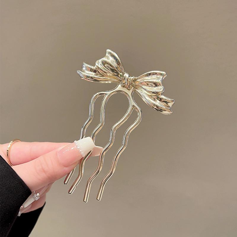 Hollow Butterfly Simple U-shaped Hair Clip Women's Hair Clip Hair Stick Women's Bridal Hair Accessories Headwear Hair Hairpin
