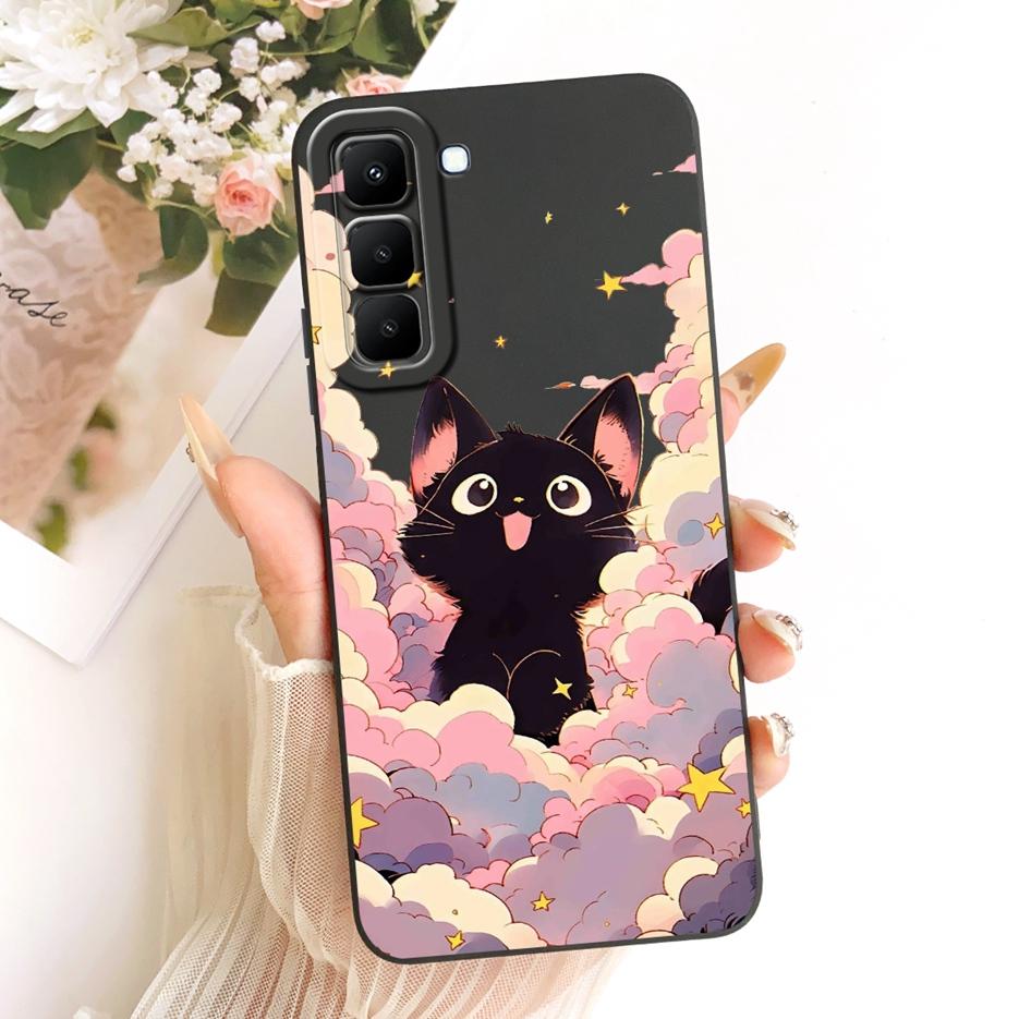 Чехол для Infinix Hot 70 5G X6895 X6895B Милый Модный Мультяшный Чехол Ударопрочный Чехол для Телефона Для Infinix Hot 70 Hot70 5G Мягкий Fundas