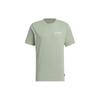 Outdoor Casual Pullover Short Sleeve T-Shirt Men Tops Silver Green IS0283