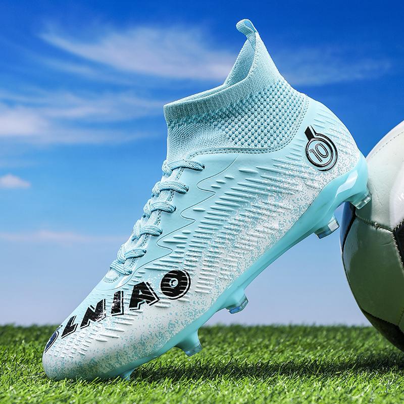 33-46 футбольные бутсы унисекс, высокоэластичные носки на шнуровке, тренировочный искусственный капитан, детские футбольные бутсы для тренировок на открытом воздухе