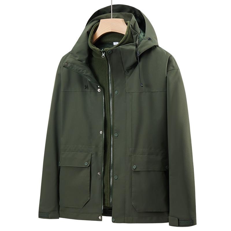 Женская куртка водонепроницаемая 3 в 1 зимняя снежная горная куртка теплая флисовая ветровка с капюшоном куртки