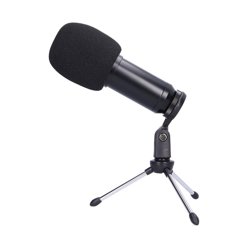 Cardioid Condenser USB Microphone Noise Reduction Wired Microphone for Computers Radio Broadcasting