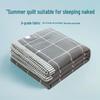 2025 Новое летнее одеяло с кондиционером, можно стирать в машине - Нехлопковое, стиранный хлопок, одеяло на весну/осень