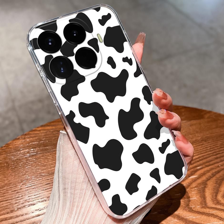 Чехол Для Xiaomi17T 17Ultra Красивый Цветок Астронавт Защита от Отпечатков Пальцев Прозрачный Чехол Для Xiaomi 17T 17 Ultra Coque Funda
