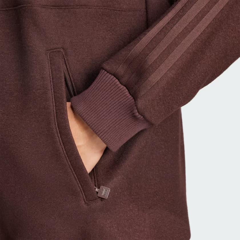 adidas Originals Archive Track Top Outdoor Casual Vintage Sports Zip Striped Stand воротник Jacket Men Jackets Shadow-Brown IZ3271