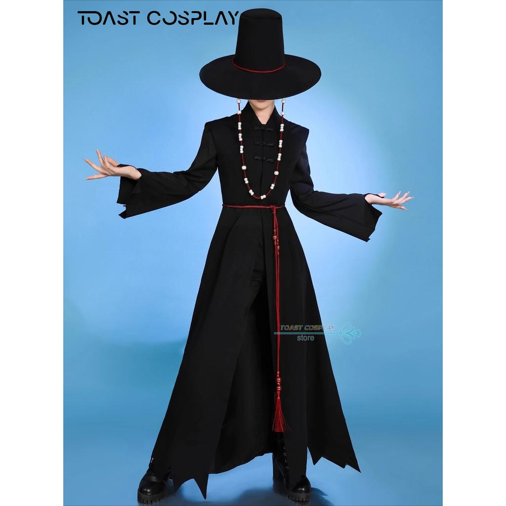 Anime Movie HUNTR/X KPOP Demon Hunters Saja Boys Cosplay Costume Halloween Carnival Party Role Play Uniform Prop