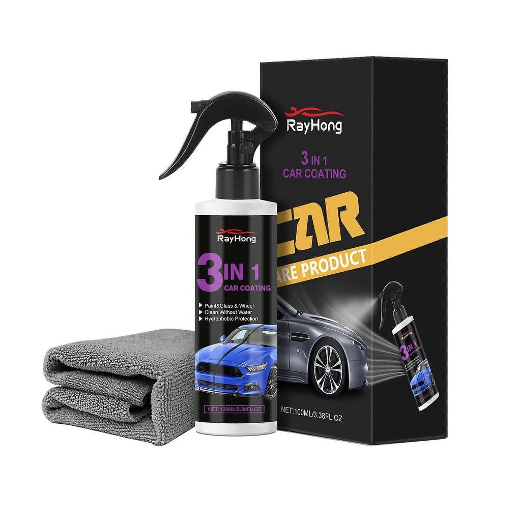 3-In-1 Automotive Paint Spray, For Brightening, Dust-Proofing, Stain-Proofing, Maintenance And Polishing Of Car Surfaces