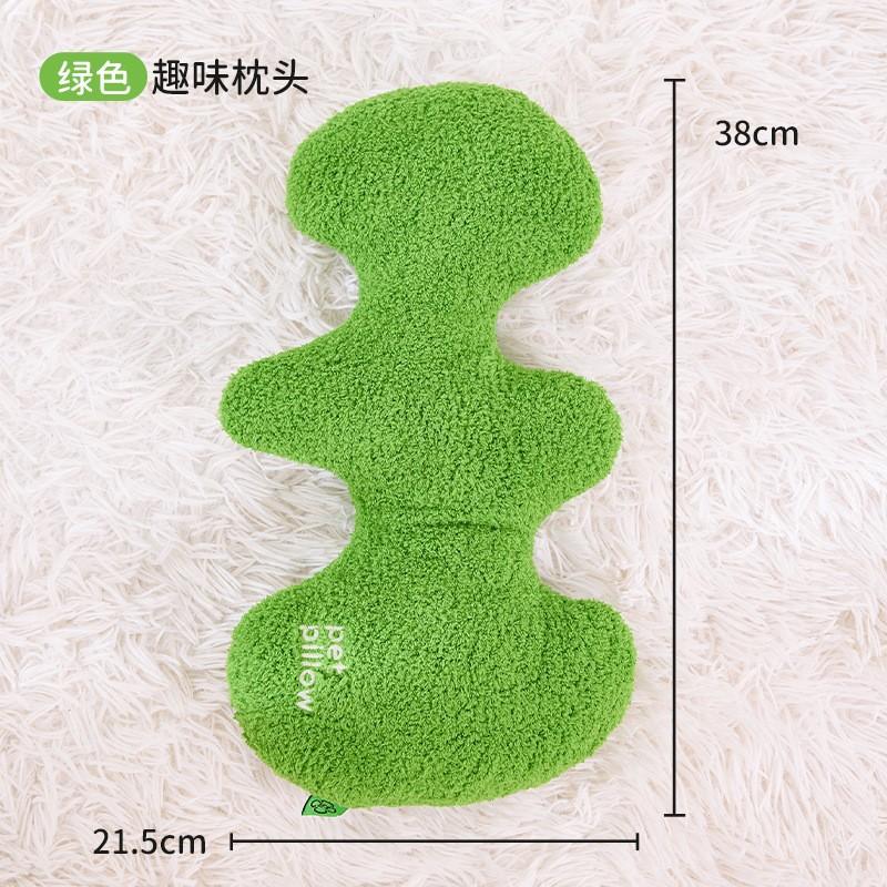 Pet Dog Sleeping Pillow Cute Piggy Pattern Protection Cervical Spine Deep Sleep Dog Cat Pillow