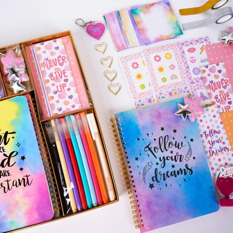 DIY Journal Set Scrapbook Kit Girls Kids Birthday Gift Teen Creative Diary Making Supplies