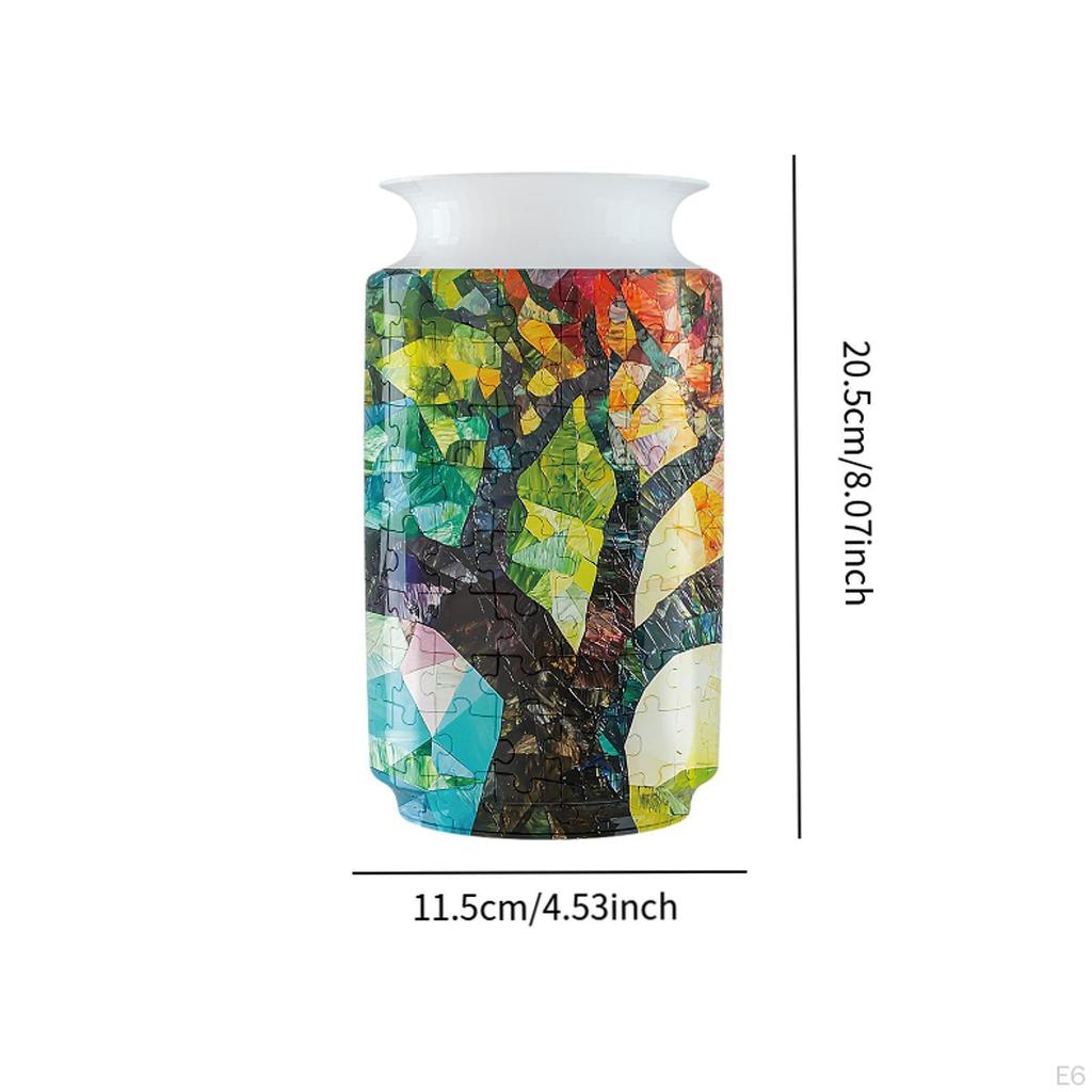 Ваза-головоломка с 3D-цветочной композицией для декора стола