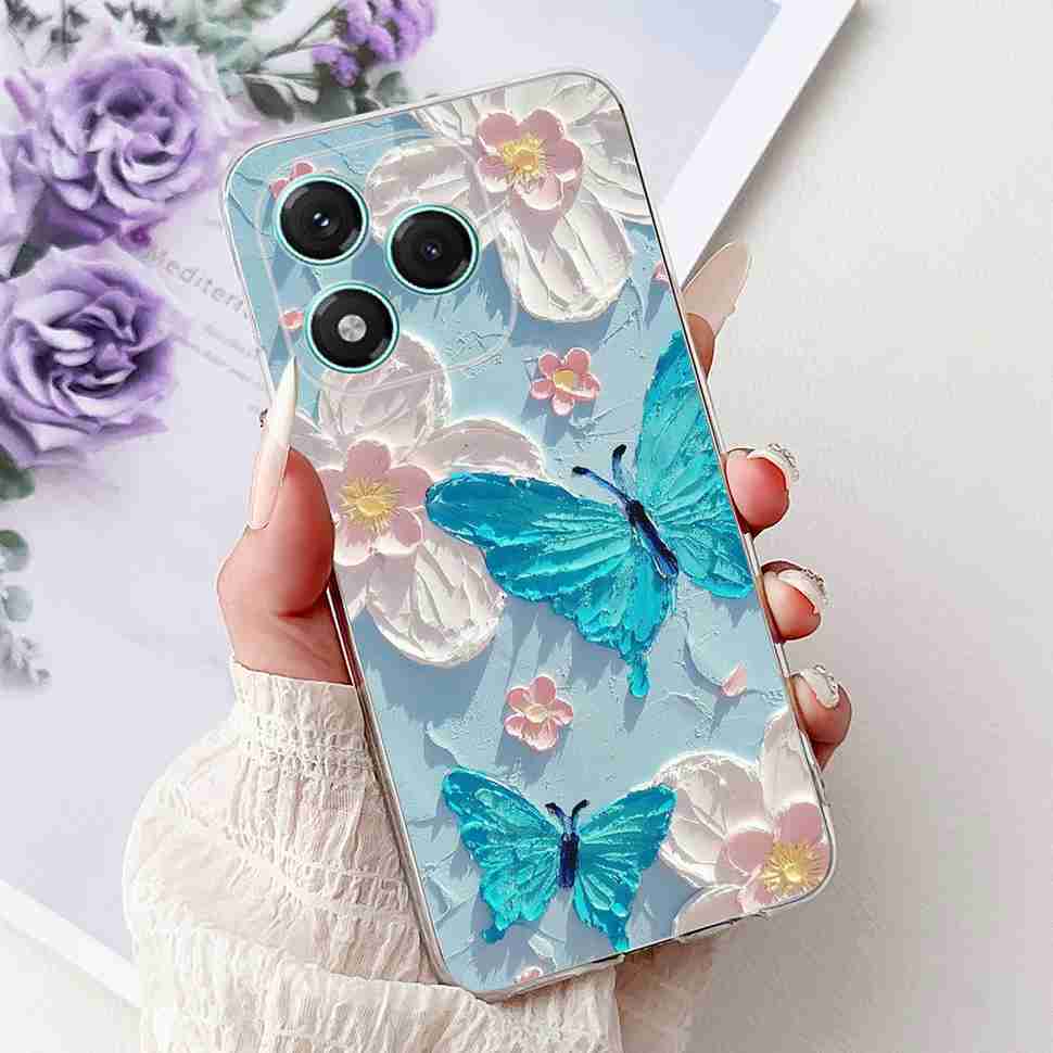 For Honor 400 Lite Casing ABR-NX1 Animal Butterfly Cover Soft Silicone Case For Honor 400 Honor400 Lite Protectors Phone Shell