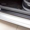4-Piece 3D Carbon Fiber Car Door Sill Scuff Cover - Универсальная посадка, Защита от царапин