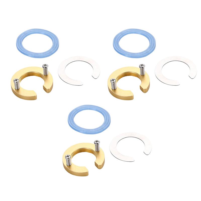 1/3 комплекта кухонных инструментов для раковины типа C, гайка-заглушка для крана, крепежный комплект для крана, крепежная шайба, стопорное кольцо