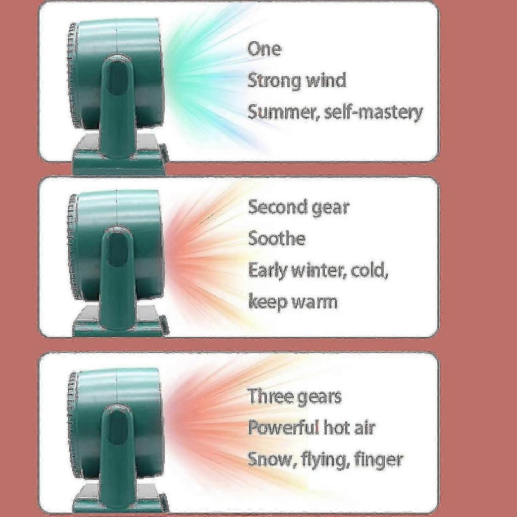 Battery Powered Portable Heater with 3 Heat Settings and Fan Option for Camping and Office Use Appliance