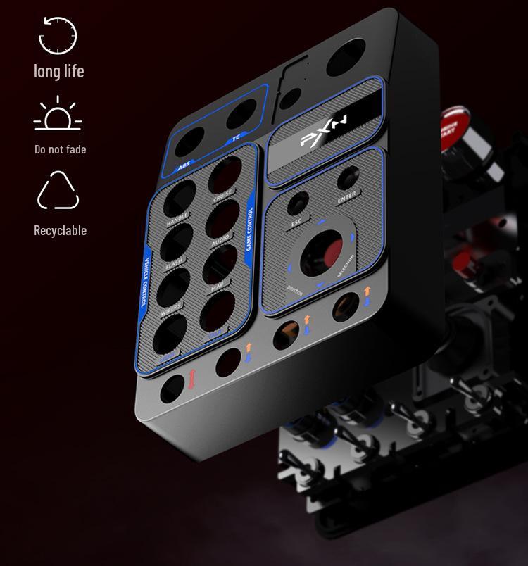 Игровая консоль-симулятор Laishida CB1 с многофункциональными RGB-кнопками для Euro Truck Simulator 2