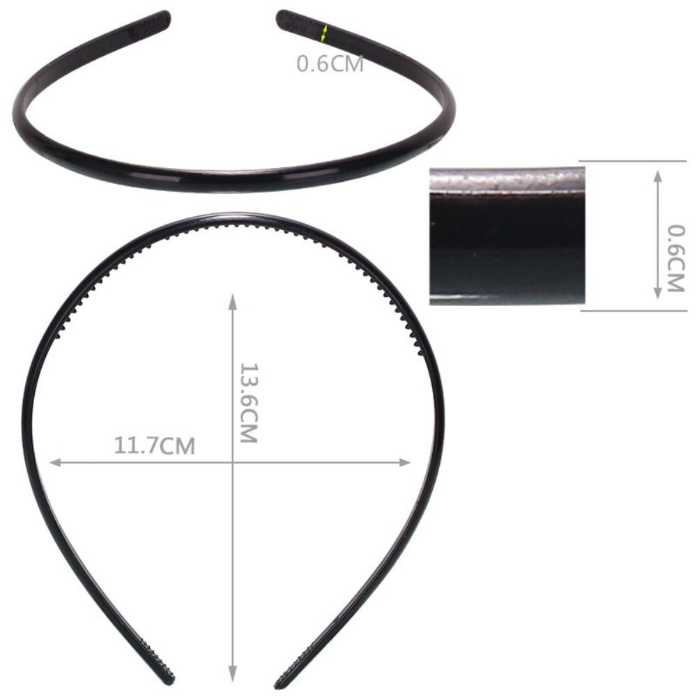 Jewelry Headwear Retro Headband New Black Hair Band Woman