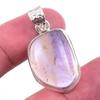 Natural Ametrine Gemstone Handmade 925 Solid Sterling Silver Pendant 1.25'' W7d33